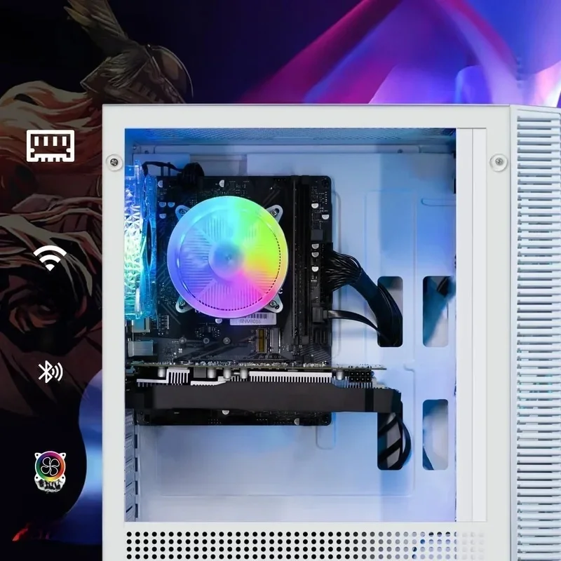 Компьютер для игрового ПК, GeForce GTX 1660 Super 6G, Core I7 8th до 4,1 ГГц, 16G DDR4, 1T SSD, WiFi 6 и BT 5.2, RGB-вентилятор x4