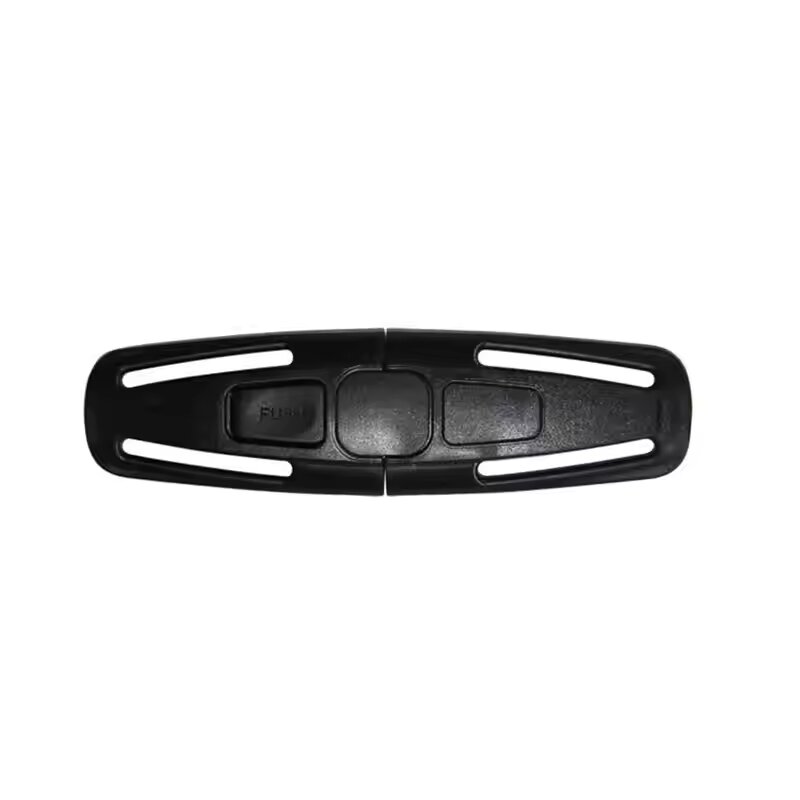 SEAMETAL Clipe de cinto de segurança para assento de carro de bebê, cadeira infantil, trava interna ajustável, 5 pontos, fivela, nós, cinto de segurança, trava