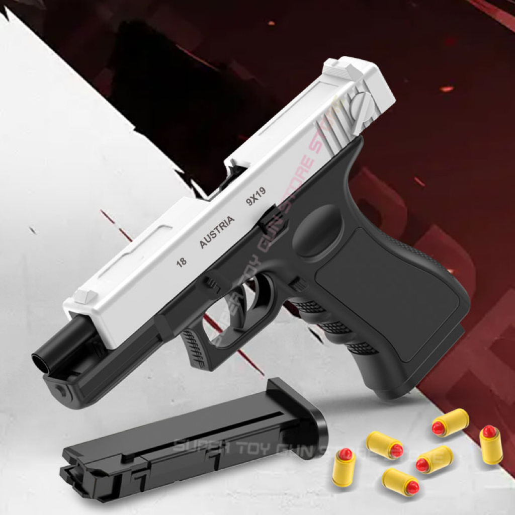 Автоматический пистолет G18, игрушечный пистолет, бластер, модель, реквизит для взрослых и детей, игры Cs на открытом воздухе, интерактивный реквизит, подарки для мальчиков