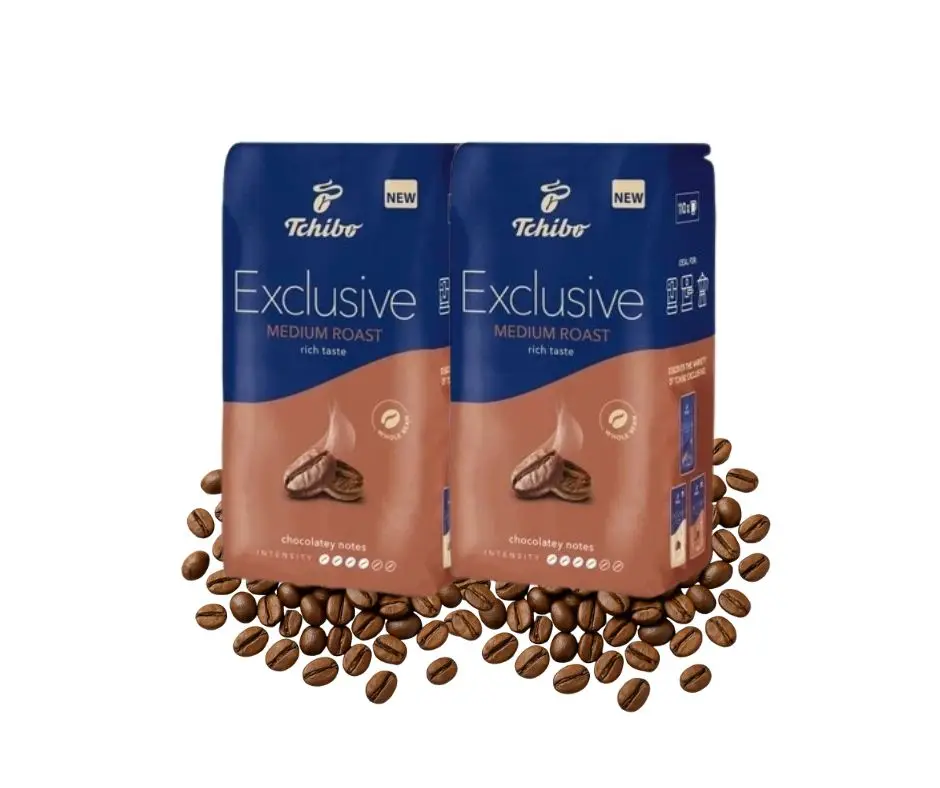 Kawa Ziarnista Tchibo Exclusive Medium Roast zestaw 2x1kg