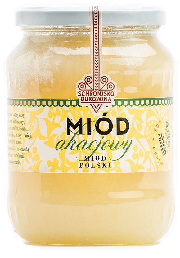 Miód akacjowy 710ml/1kg - Schronisko Bukowina
