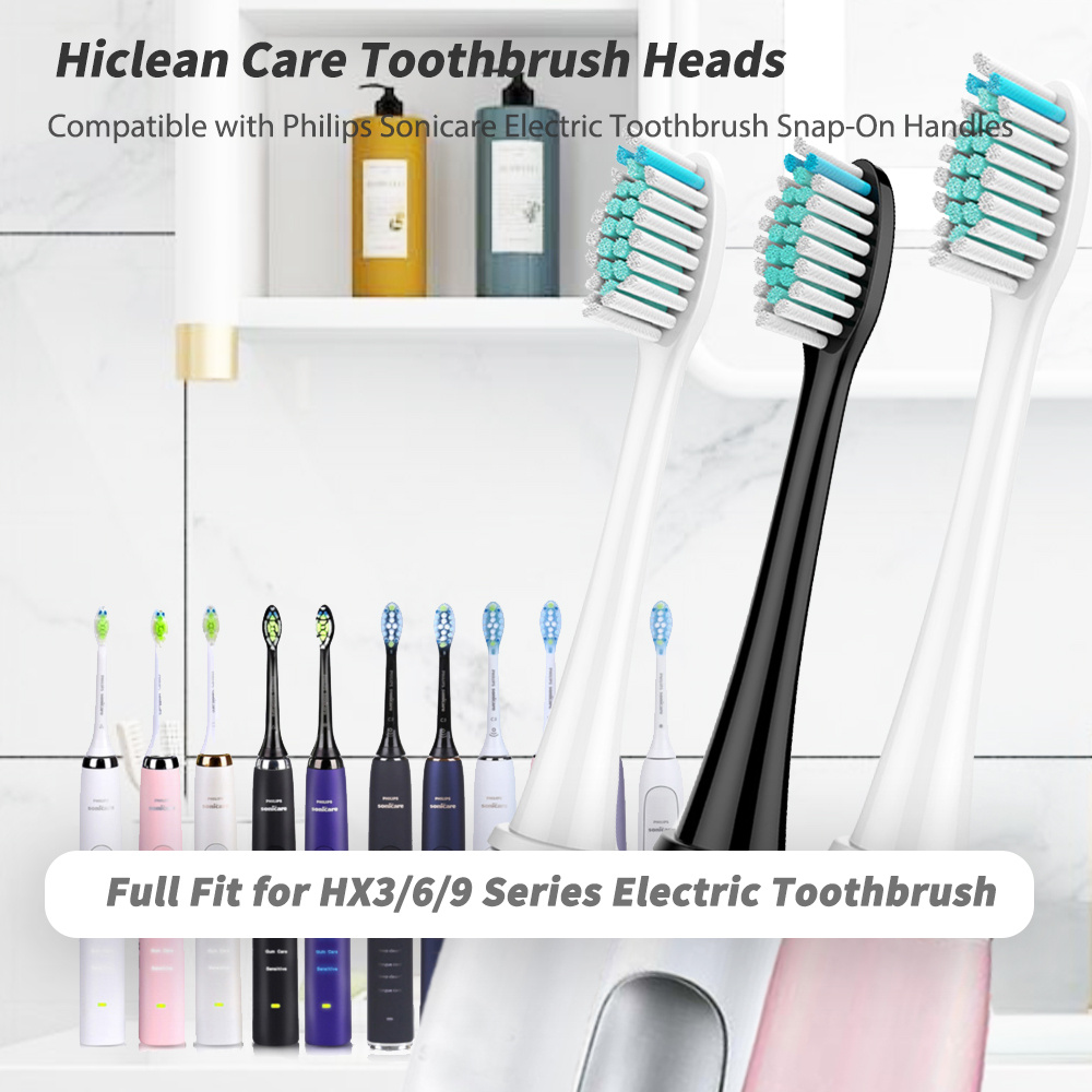 Electric toothbrush head, replaceable sonic electric toothbrush head, suitable for Philips Sonicare's electric replaceable brush