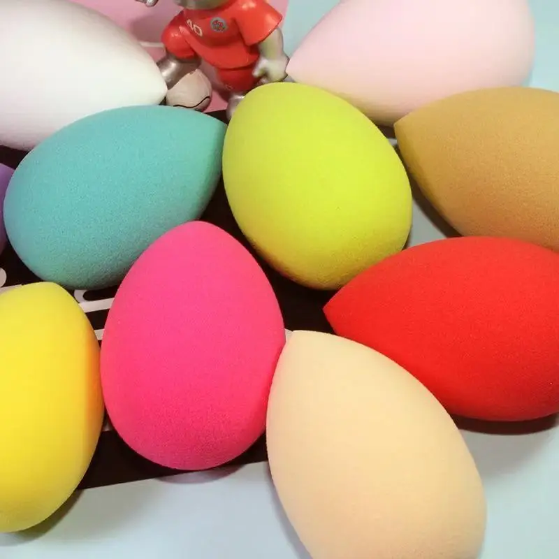 1/4 Làm Đẹp Trứng Trang Điểm Mút Trang Điểm Puff Bộ Nền Bông Phấn Bọt Biển Ướt Và Khô Dụng Cụ Trang Điểm