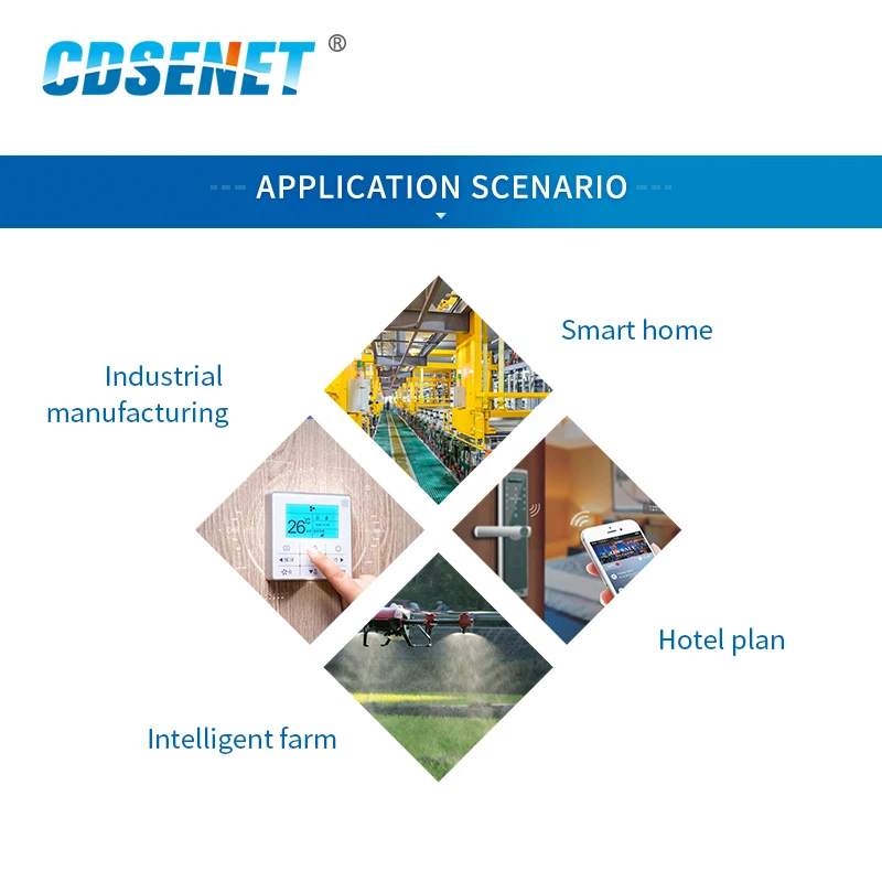 915 MHz LoRa-Modul 868 MHz RF Fern 10 km 30 dBm CDSENET E22-900T30D SMA-K-Schnittstelle Drahtloser Transceiver-Empfänger
