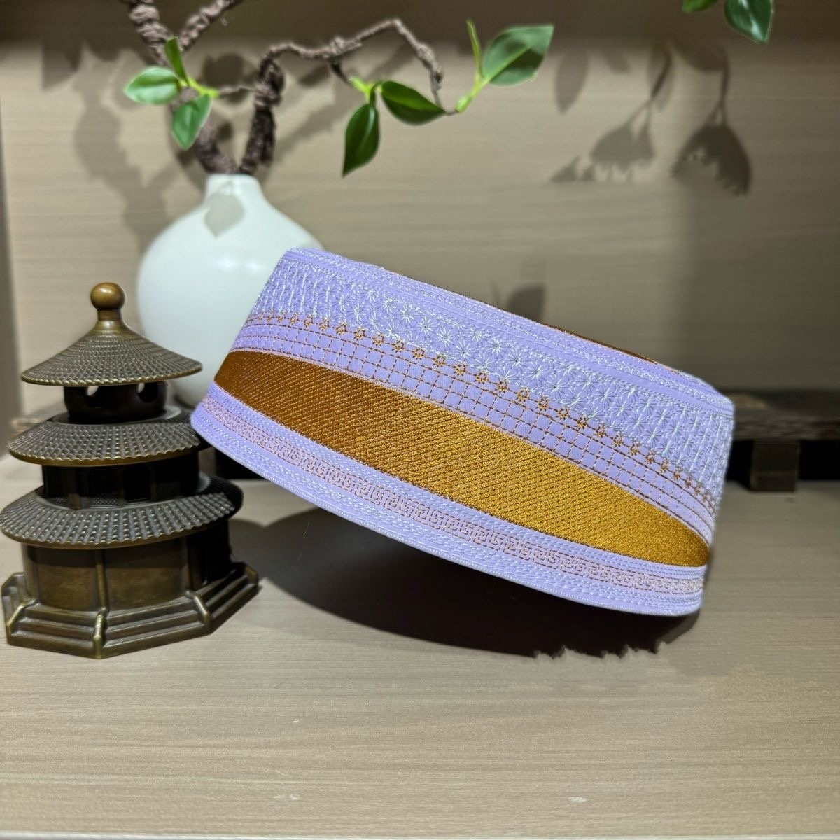 男性用黄色ターバン,イスラム教徒の子供用帽子,キパ,サウジアラビア,イスラムの祈り,刺embroidery服,トルコ税,03330