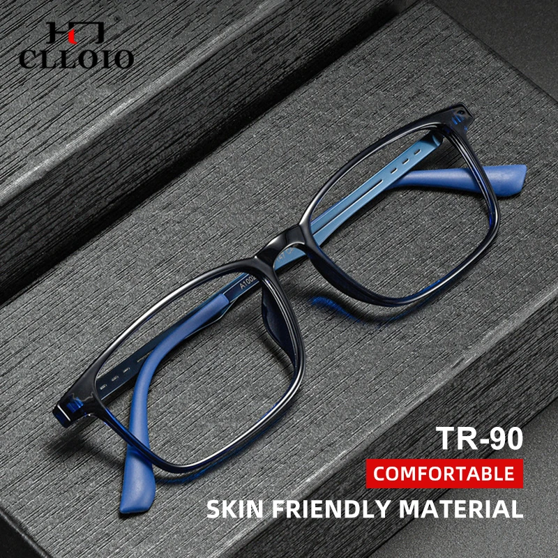 CLLOIO High Quality UltraLight Pure Titanium Anti Blue Ray Reading Glasses Myopia Hyperopia Optical Glasses Prescription Eyewear