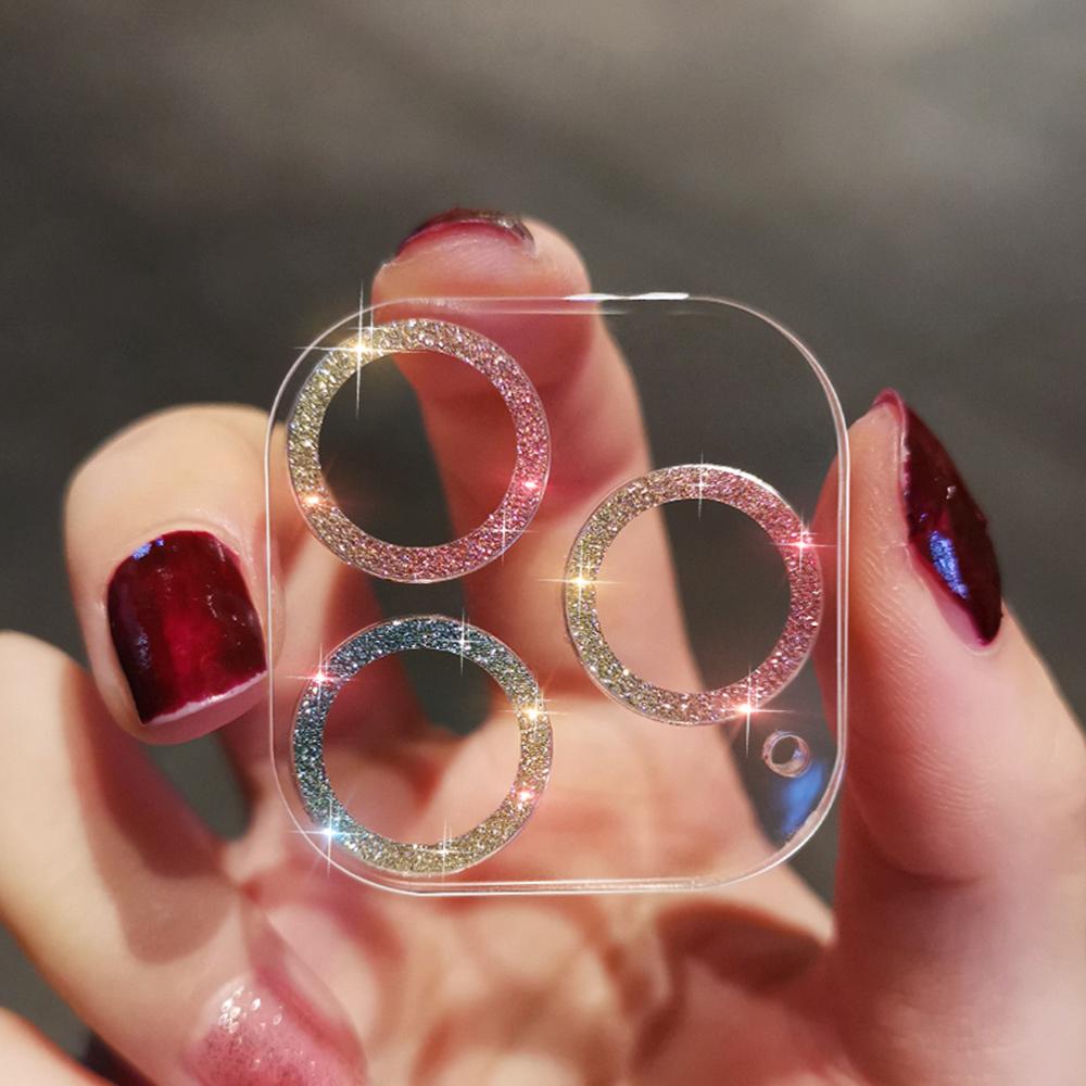 Glitzer Kamera Objektivs chutz für Apple iPhone 15 16 14 13 12 11 Pro Max 15 plus Mini-Rückseite Schutz Voll deckel Objektiv Filmglas