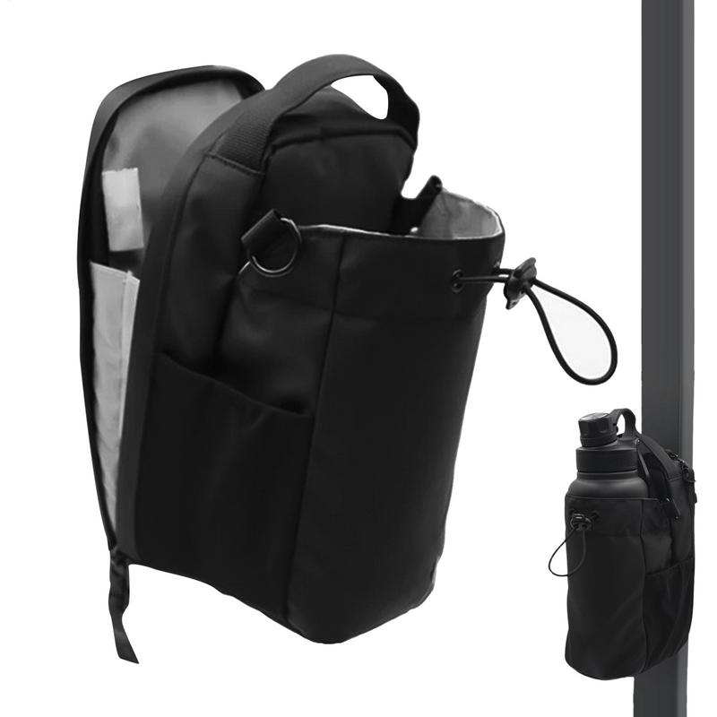 Magnetic Gym Sling Bag ขวดน้ําและที่วางโทรศัพท์กระเป๋าสะพายข้างกันน้ําสําหรับกีฬากลางแจ้ง Travel Fitness อุปกรณ์เสริม