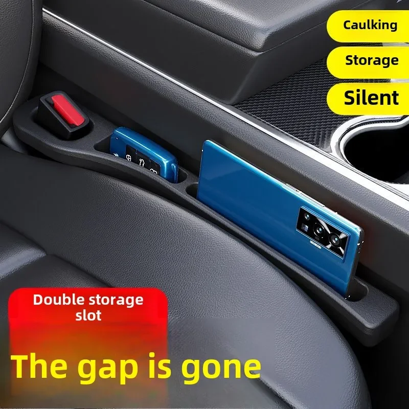 รถที่นั่งกล่องปลั๊กฟิลเลอร์กันน้ํา FILLER Strip รถที่นั่ง Gap พร้อมสล็อต Leak-Proof Plug Strip อุปกรณ์ตกแต่งภายในรถยนต์ Universal