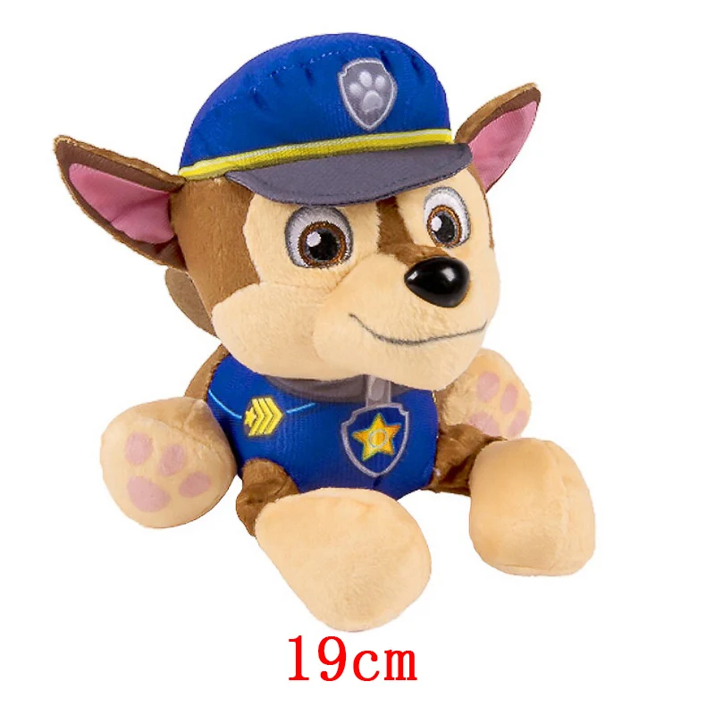 Paw Patrol Plush ของเล่น Action Figure Ryder Marshal Zuma Everest การ์ตูนรุ่น 2 ท่าทาง Plush ของเล่นเด็กวันเกิด Party Gif