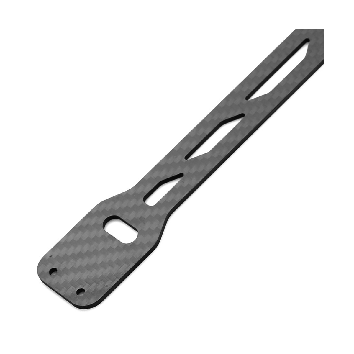 Carbon Fiber Second Floor Board Plate para Tamiya, Tamiya TT02, TT02B, TT-02, TT-02B, 1/10 RC Car, Upgrades Peças, Peças Acessórios