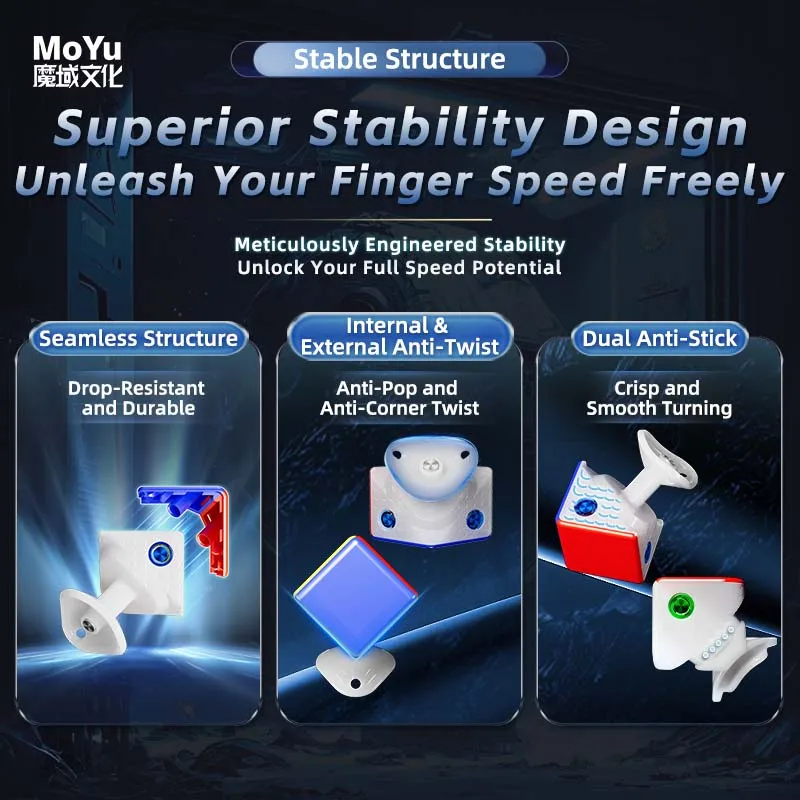 НОВЫЙ Moyu Weilong V11 20M Maglev Ball Core UV 3X3 Speed Magnetic Magic Cube Fidget Toys Weilong V11 Maglev Magic Cube Puzzle