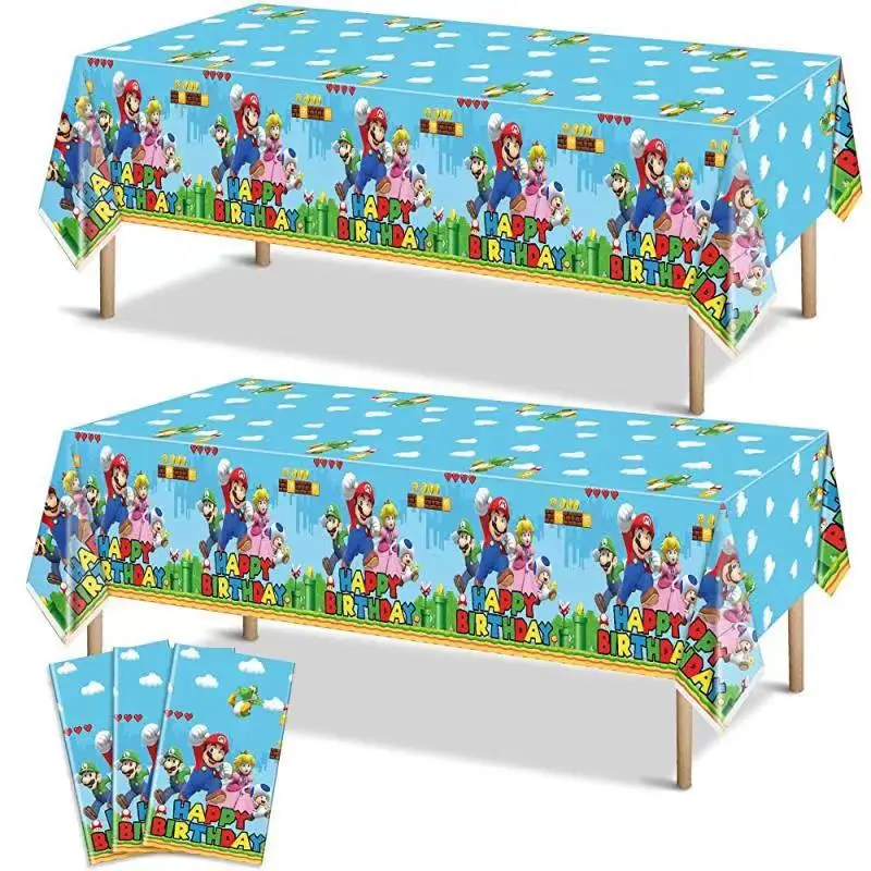 Gold Coin Bros Birthday Banner Figures Party Streamers Happy Birthday Party Favors Background Baby Shower Kids Boys Gifts Toys