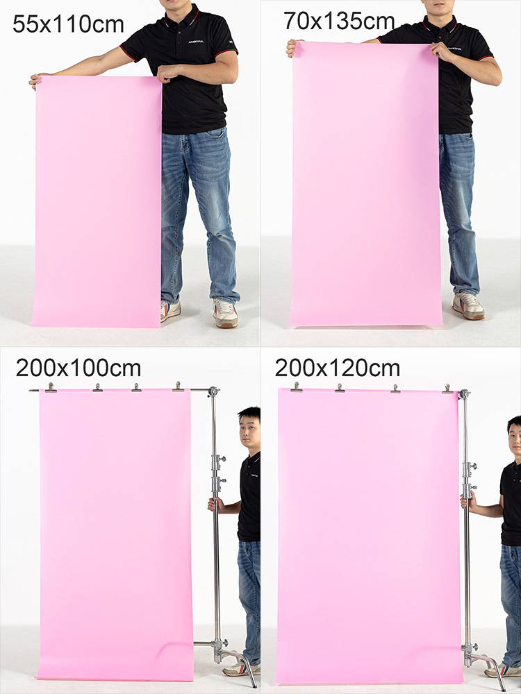Hot Backdrops Board PVC Matte Reflective Photography Props Studio Accessories Tabletop Brackets Products Photoshoot Background