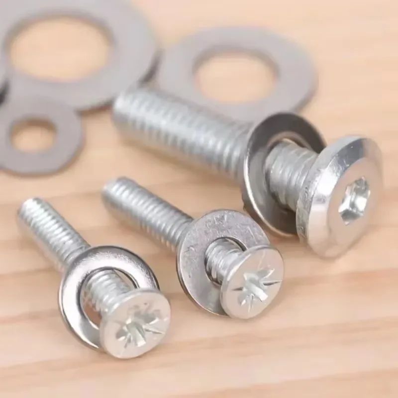 684/180PCS Stainless Steel Screw Washers Multi-function Plain Washer Gaskets Assortment Kit Sturdy Hardware Metal Washers M2-M12