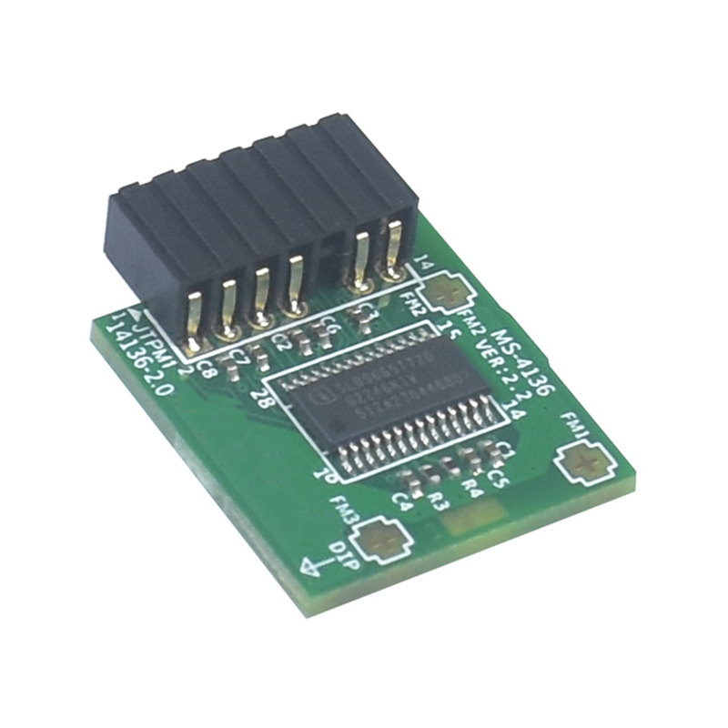 Placa de módulo de segurança de criptografia TPM 2.0 14Pin TPM 2.0 Módulo TPM MS-4136 para placas-mãe MSI-A25R