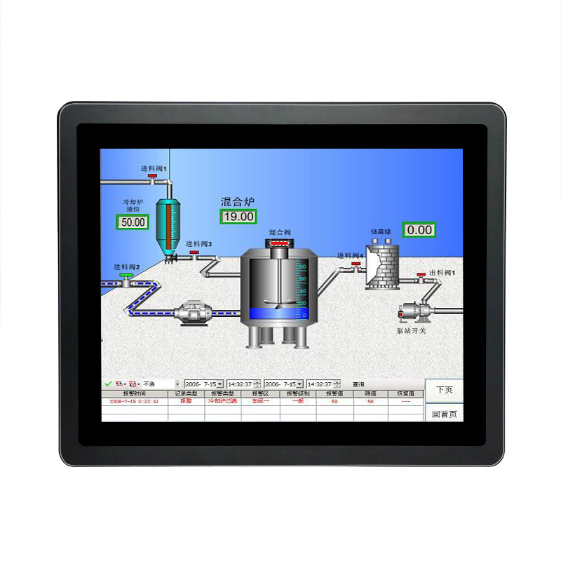 Monitor industrial completo do toque do controle, fechado inteiramente, Fanless, computador, 10,4 ", 12", 15 ", 15,6", 17 ", 21,5"