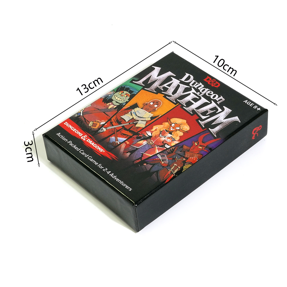 Dungeon Mayhem Dungeons Dragons Kaartspel 120-kaarten Bordspel Monster Madness Party Game voor vrienden en familie