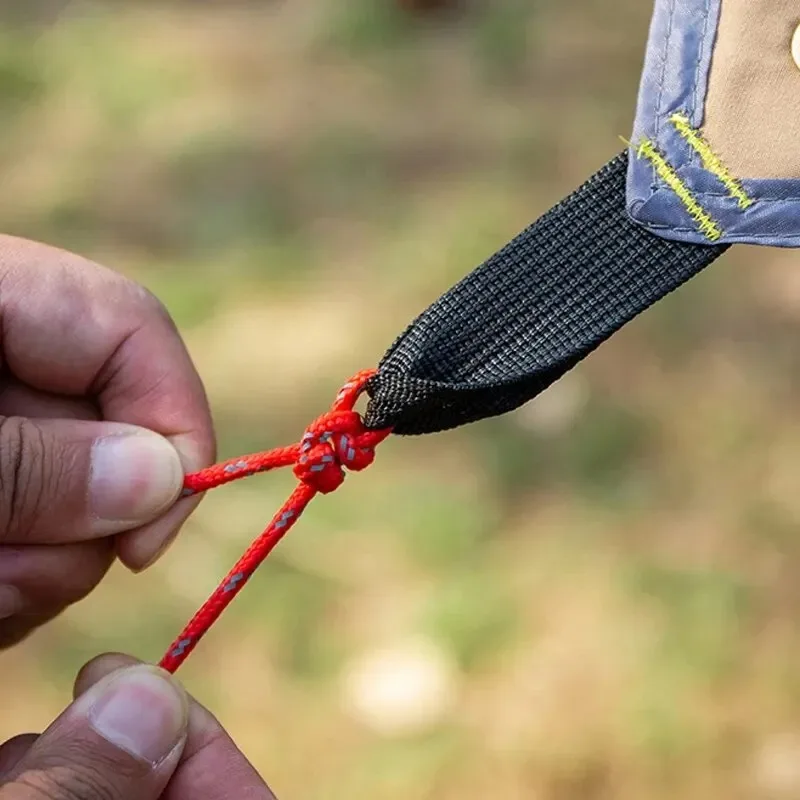4 ชิ้นกลางแจ้ง Guy Lines เต็นท์สายสะท้อนแสงเชือกอลูมิเนียม Guylines Adjuster Tensioner สําหรับเต็นท์ Tarp Canopy