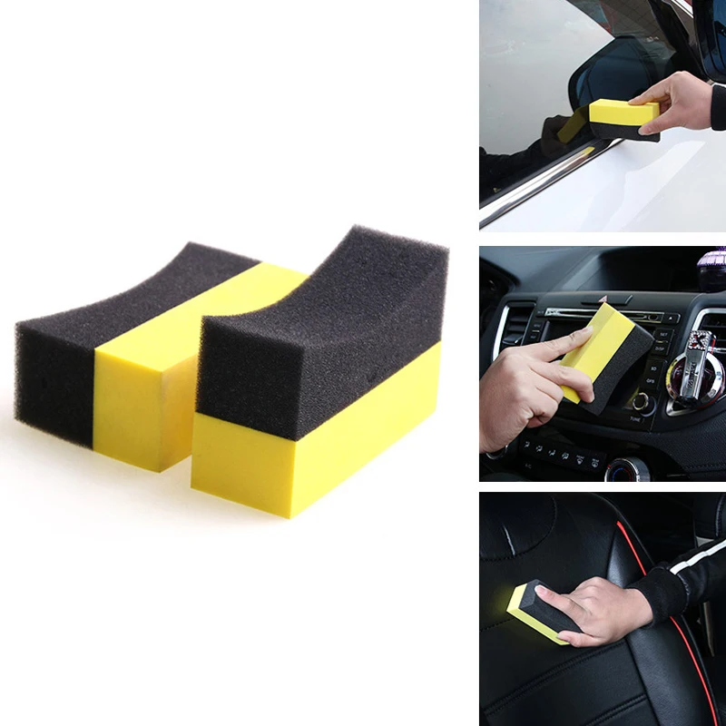 車のクリーニングスポンジセット,クリーニングワイプ,水吸引スポンジパッド,ワックス研磨,スクーターブラシ,10個