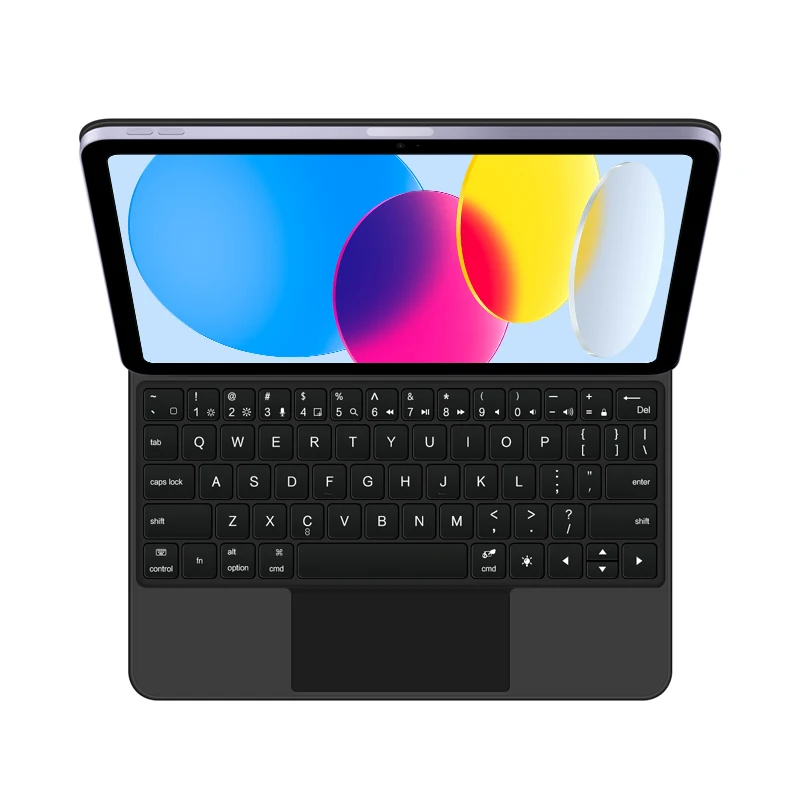 Keyboard Case For iPad A16 11 inch 2025 11th 10th generation Magic Smart Cover Folio Magnetic A3354 A3355 Multi-touch Backlight