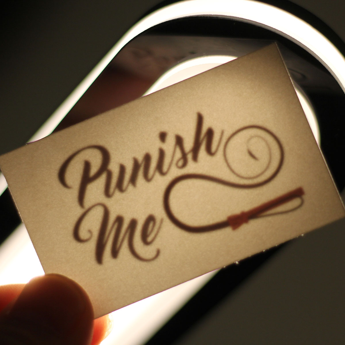 Punish Me letra inglesa hotwife cuckold tatuajes temporales, pegatina impermeable para adultos.