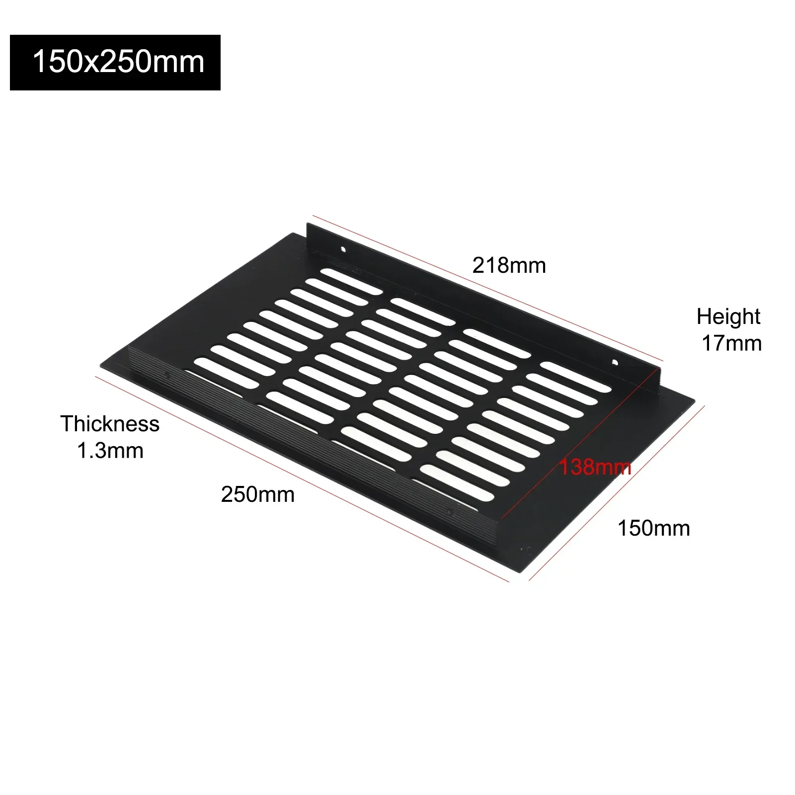 150Mm Thông Gió Nướng Nhôm Hình Chữ Nhật Lưới Thoáng Khí Tủ Tủ Quần Áo Lỗ Thông Khí Ốp Tản Nhiệt Dạng Lưới Thông Thoáng-Bao Da Xả Lưới