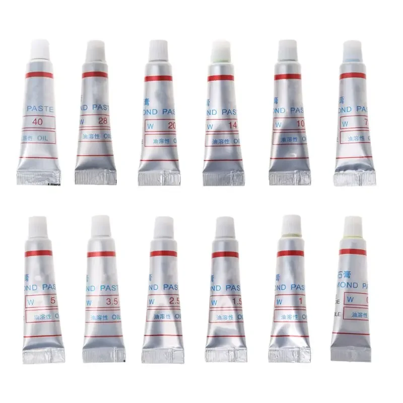 2 Stück Diamant-Schleifpaste, Verbindung, Mikron, Glas, Metall, Polieren, Schleifwerkzeug