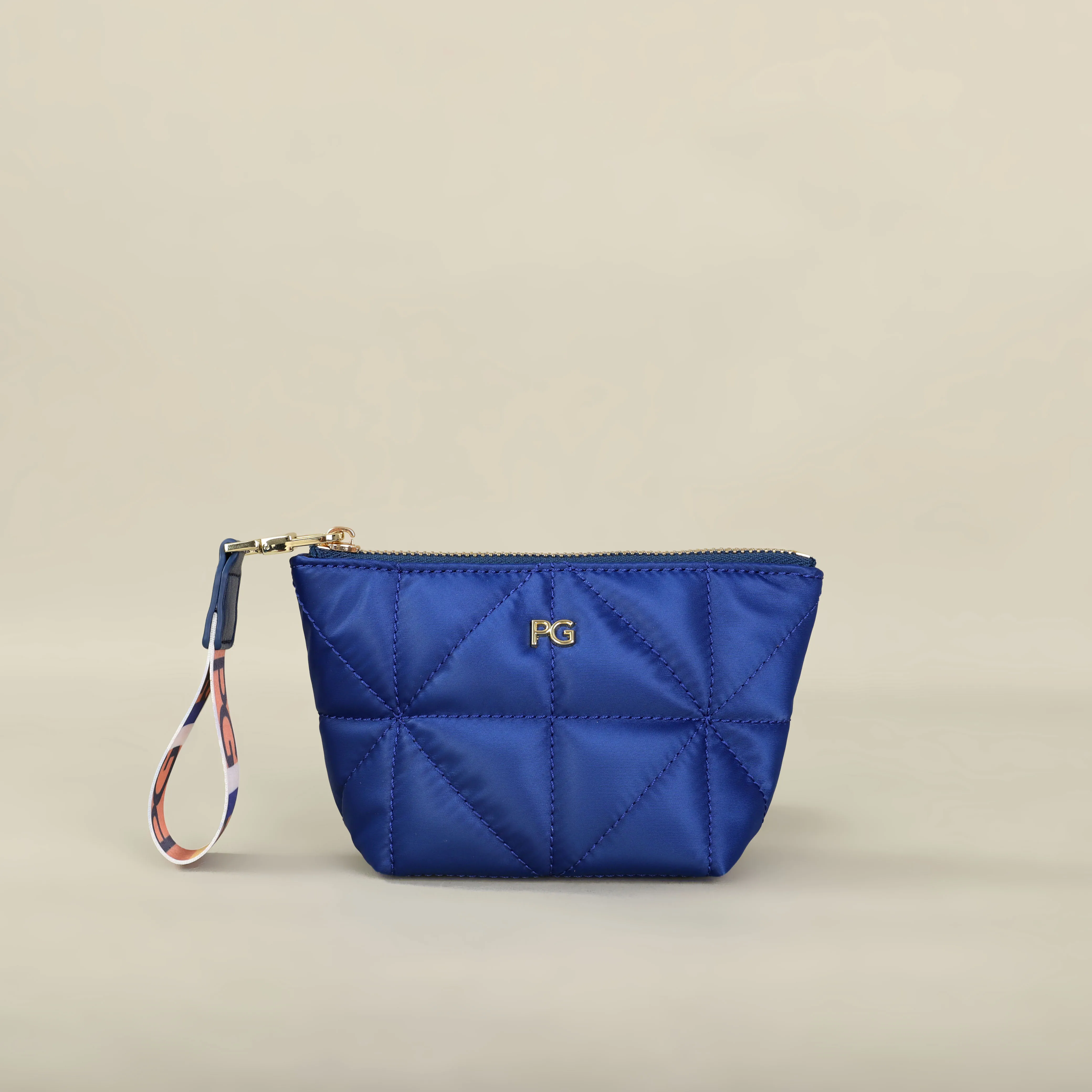 PG 2025 Nylon Change Bag Closed Small Waterproof Cosmetic Bag with Printed Zipper