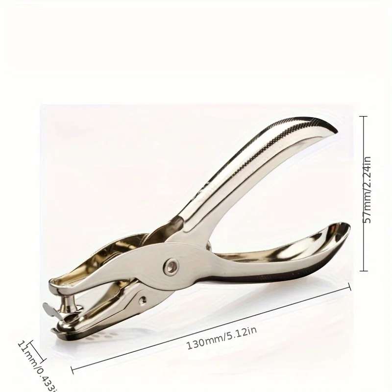 Hole Paper Puncher Scrapbook Single Hole Puncher Heavy Duty Single Hole Punch For Crafting Precision Soft Grip Craft