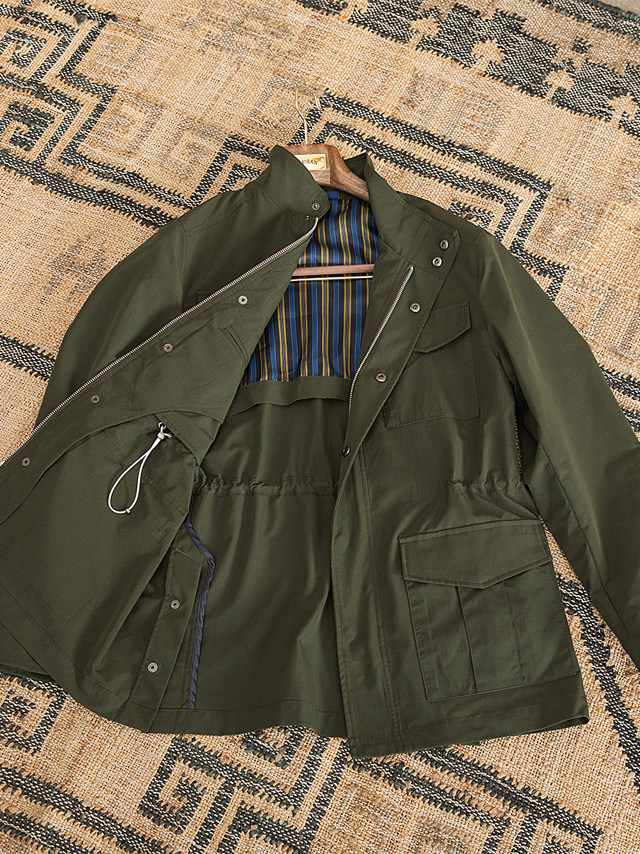 แจ็กเก็ตกันน้ำสำหรับผู้ชาย jaket inggris M65แนวเรโทรสามฤดูในฤดูใบไม้ผลิและฤดูร้อน