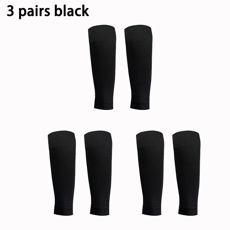 3 pares novas meias de futebol caneleiras capa de perna homens mulheres aperto cutsocks
