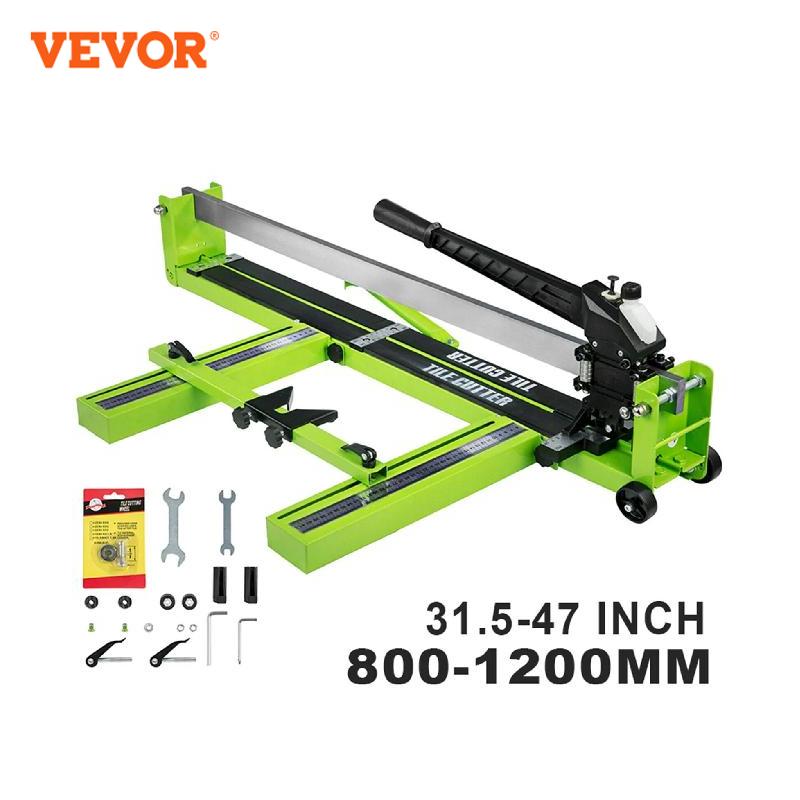 VEVOR Manueller Fliesenschneider 1200mm 47 Zoll Geeignet für Bodenfliesen aus Porzellan und Keramik 47 Zoll