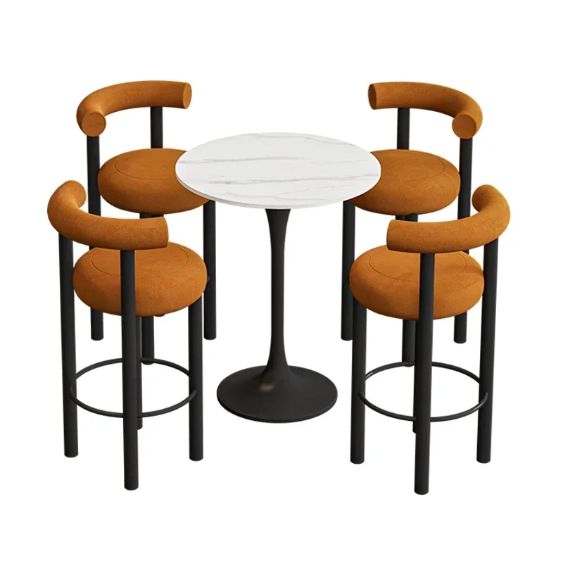ห้องครัวหรูหราเก้าอี้บาร์ Modern Nordic Barstool Minimalist เก้าอี้บาร์ Design Lounge Taburetes Altos Cocina บ้านเฟอร์นิเจอร์