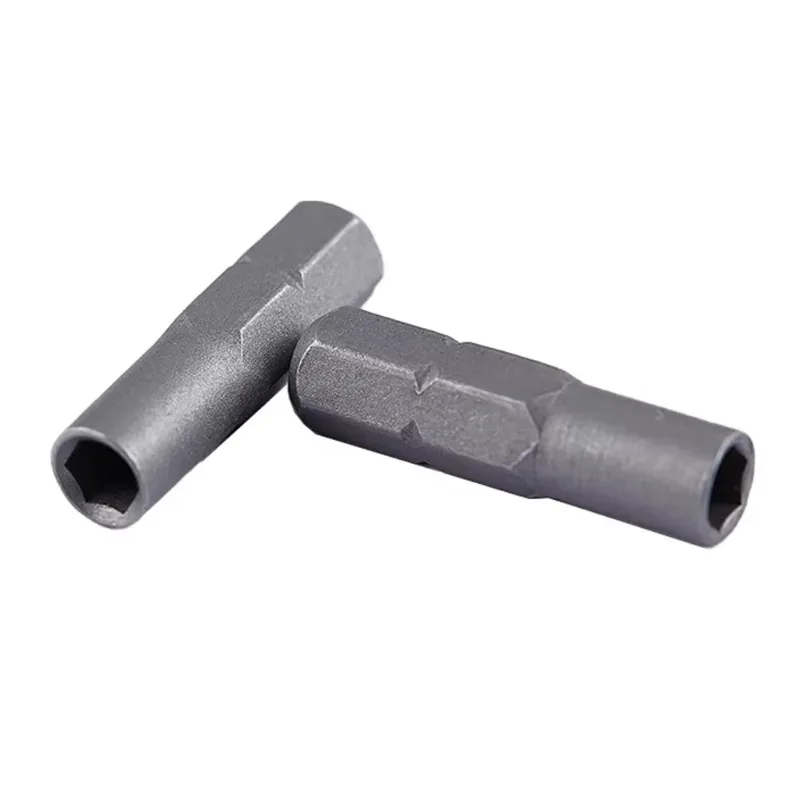 1Pcs 1/4" Driver Bits Screwdriver 6.35mm Hex Shank To 4mm Socket Bit Adapter Tool For Precision Hex Bits Holder Screw Tool