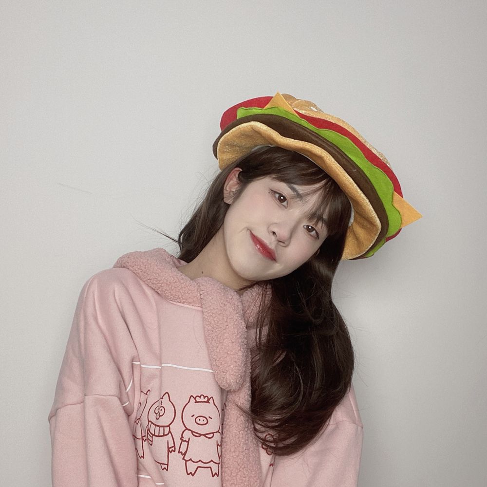 Creativiteit Decoratieve Hamburger Hoed Comfortabel Schattig Hamburger Hoofddeksel Grappig Unisex Prestaties Prop Hoed Feestkostuum Accessoires