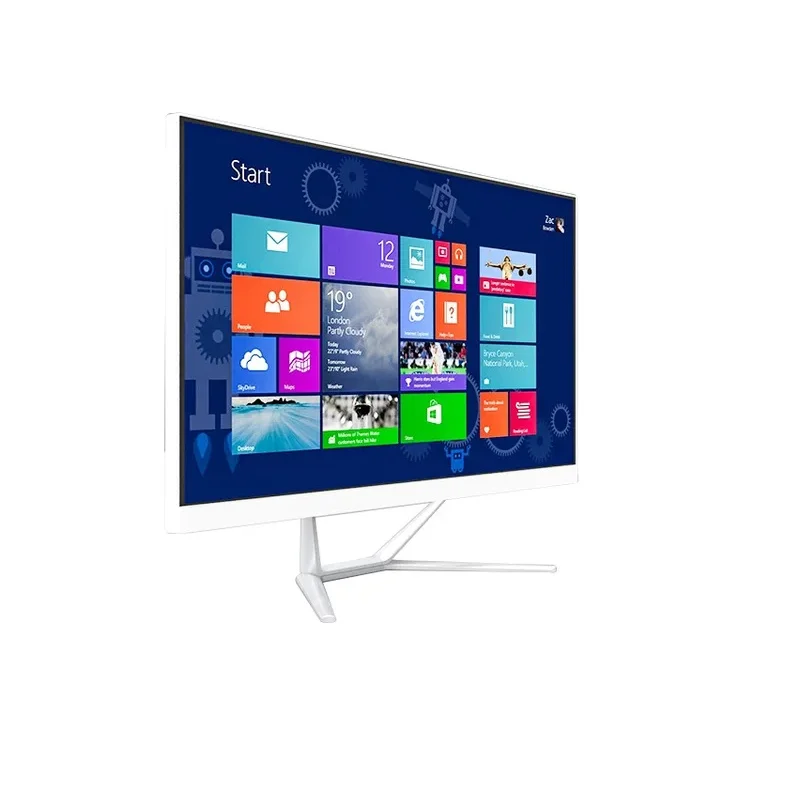 ผู้ผลิตชุด In One Gaming คอมพิวเตอร์ All-in-one Pc จีน I3 I5 I7 I9 21.5 23.8 Touch Desktop สีดําทั้งหมดธุรกิจ SSD แจ็ค 3.5