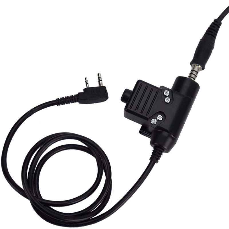 Headphone U94 PTT for KENWOD Plug Walkie Talkie BaoFeng UV-82 Radio Headset PTT U94 Z113