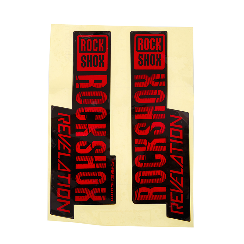Pegatina de horquilla delantera para Rock Shox SID, calcomanías personalizadas para bicicleta de carretera, accesorios de carreras de montaña, decoración