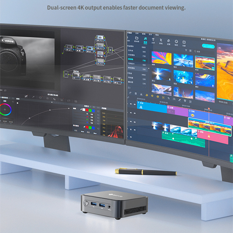 SOYO M4 PLUS2 Mini PC Intel Alder Lake N150 Windows 11 Pro Mini PC 16GB DDR4 512GB PCIe M.2 SSD WiFi 5 BT4.2 computadora de escritorio