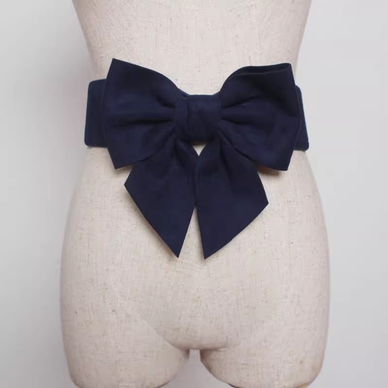 Corsé con lazo elástico a la moda para mujer, faja para mujer, abrigo, pretina, decoración de vestido, cinturón ancho J232
