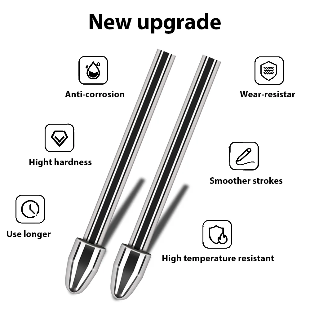 Stylus pen tip For Samsung Tablet Titanium Alloy Replacement Pen Tips 4096 Pressure Sensitivity and Tilt Support Stylus Nibs