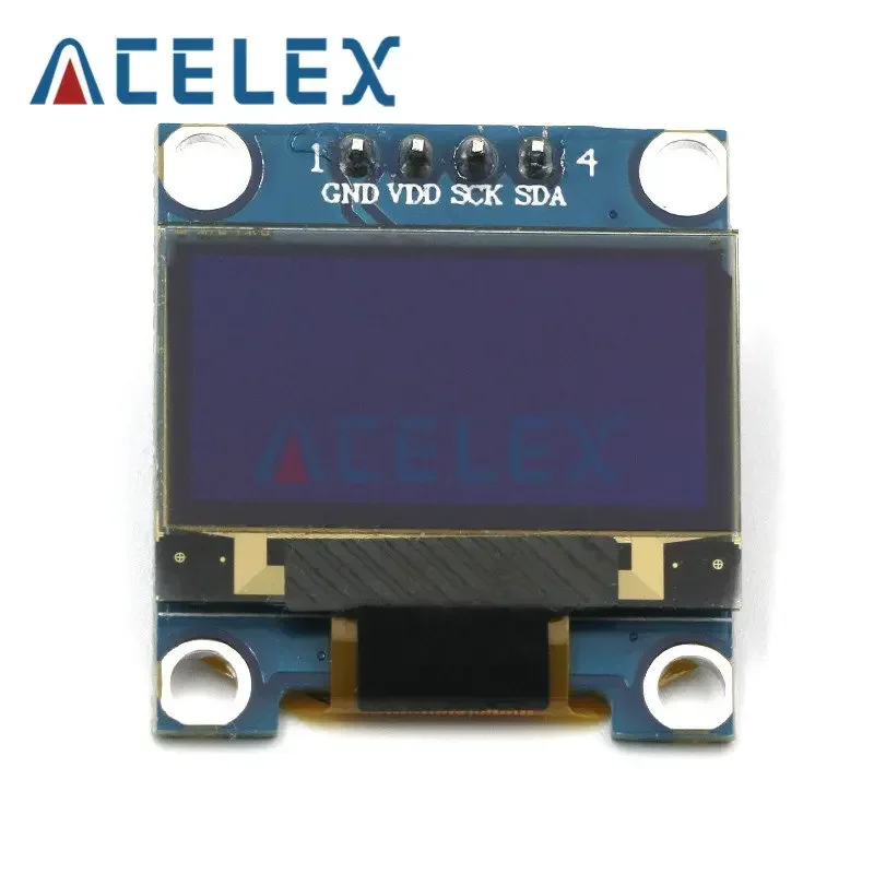 Módulo de pantalla OLED blanco serie oled IIC de 0,96 pulgadas 128X64 I2C SSD1306 12864 placa de pantalla LCD GND VDD SCK SDA forArduino