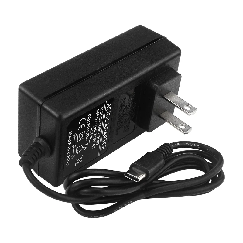 Блок питания 5 В, 5 А для Orange Pi 5 Pro / Max / Ultra / Plus / 4A / RV / RV2 USB Type-C Порт ЕС, США, Великобритания, вилка Raspberry Pi 5