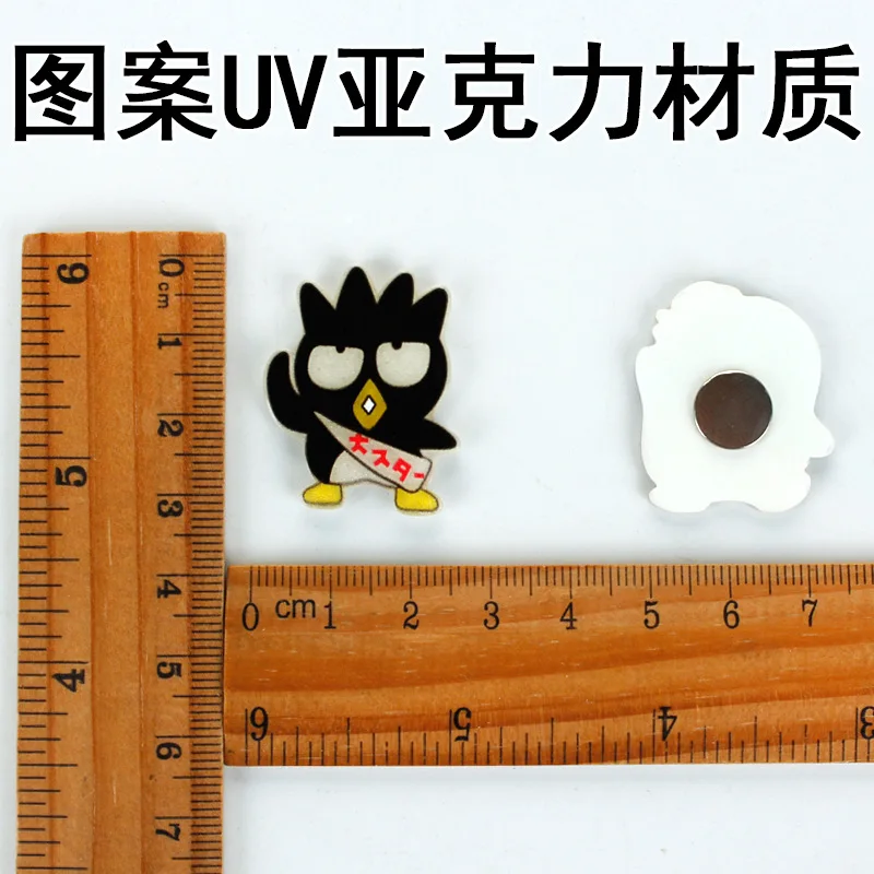 헬로 키티 멜로디 Kuromi PMMA 냉장고 자석 홈 Decore 미니 냉장고 홈 인테리어 스티커 자석 냉장고 기념품