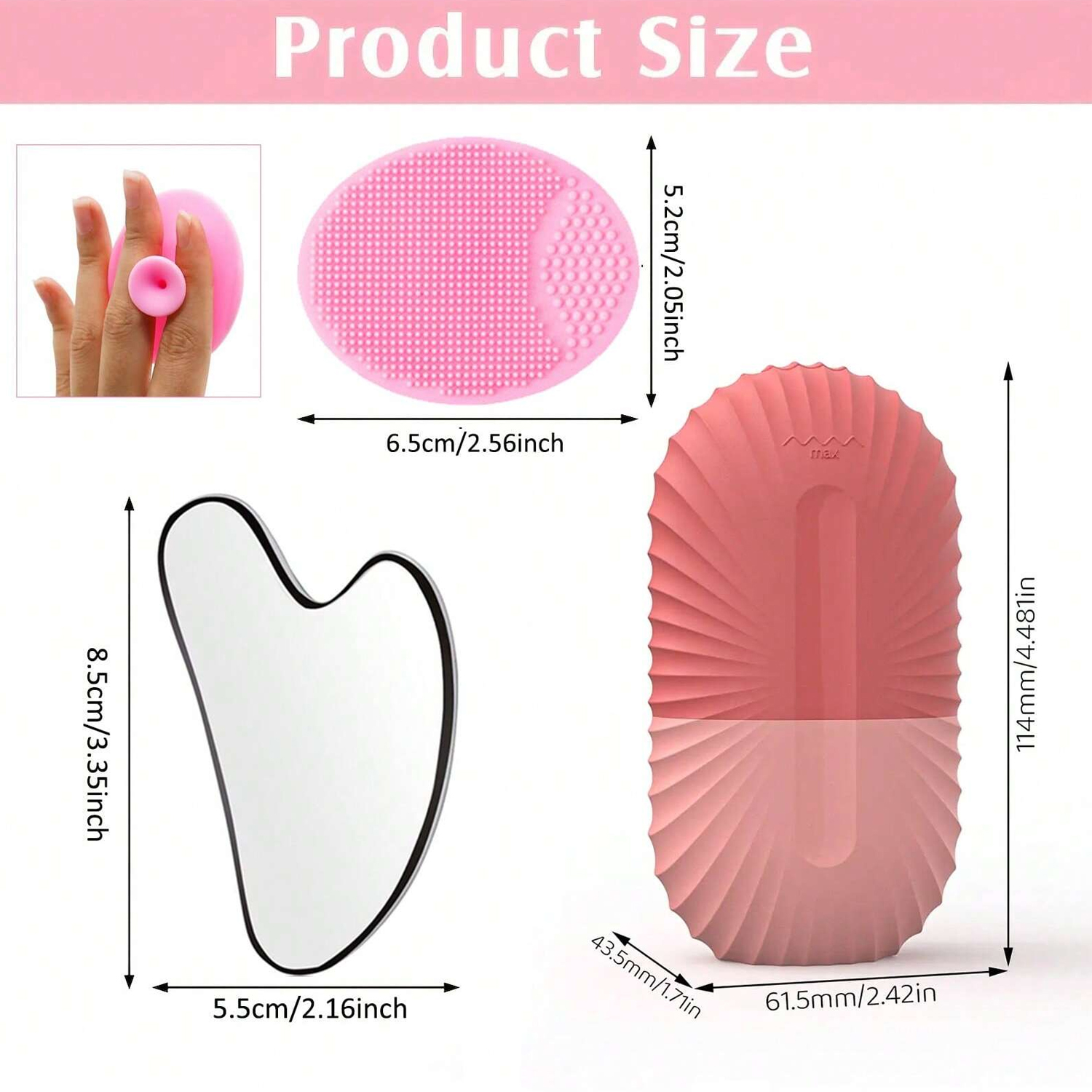 Beauty Massage Face Ice Tray Ice Roller Facial Ice Compress Anti-puffy Face Ice Tray Beauty Supplies Silicone Ice Tray