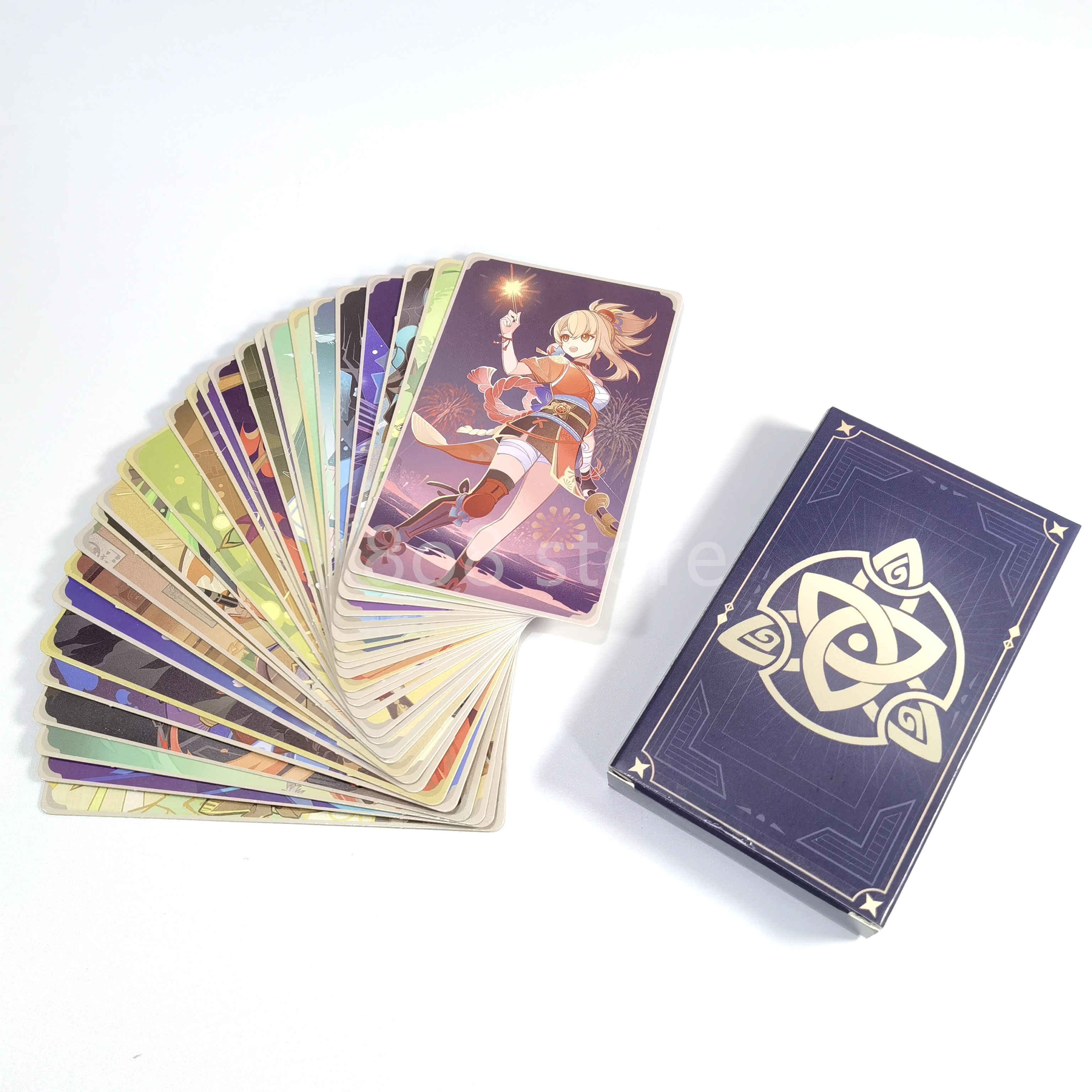 66 TEILE/SATZ Genius Invokation TCG Anime Peripherie Karten Sammlung Zubehör Brettspiel Karte Rollenspiel Prop Geschenk