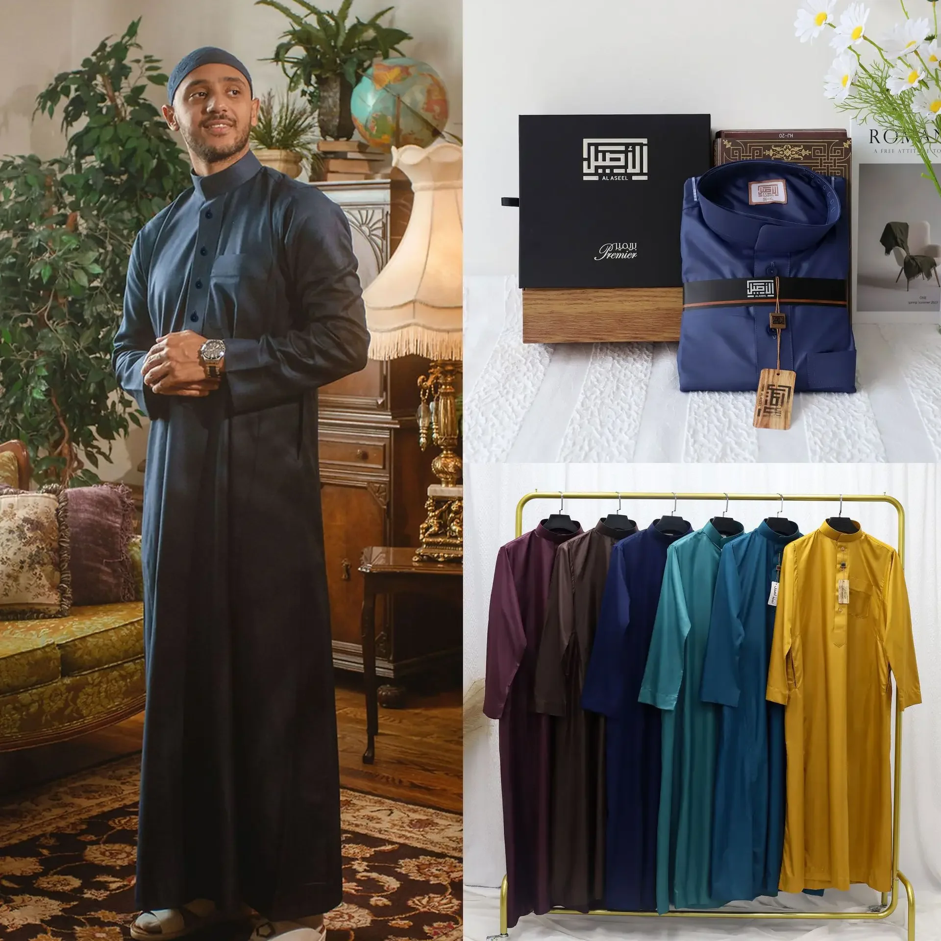 男性用ロングドレス,着物,ディッシュダシャ,控えめなイスラム服,ドバイ,サウジアラビア,アバヤ,祈りのカフタン,ラマダン,モロッコ,ジュバ