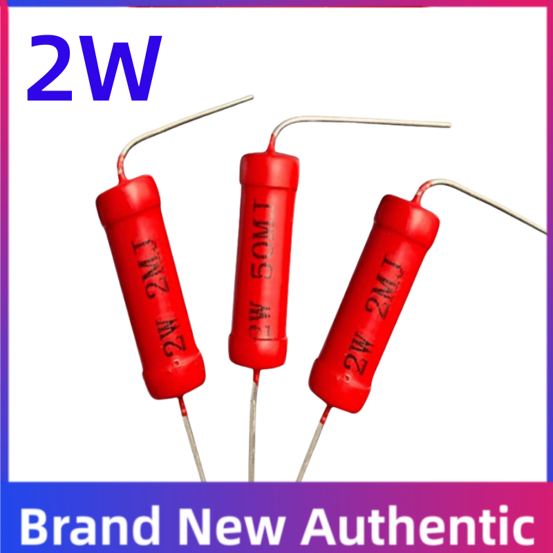 10PCS RI80 Hochspannungswiderstand 1W 2W 5W 1M 30M 40M 50M 5K 10K 300K Ohmischer Dickschichtwiderstand