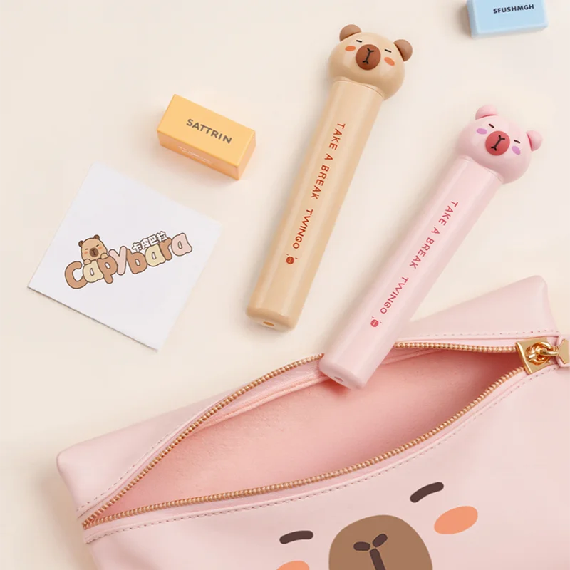 2Style 1Pc/bag Capybara Scissors Cute Compact Portable DIY Handbook Paper Cutting Stationery Scissors